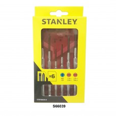 Stanley 6-Piece Bi-Material Handle Precision Screwdriver Set